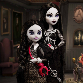 Monster High Skullector Addams Family Doll Two-Pack - Morticia + Wednesday Skullector Doll 2-Pack, rok 2021